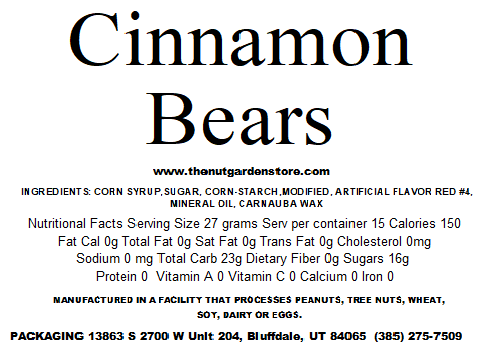Cinnamon Bears, (12 oz)