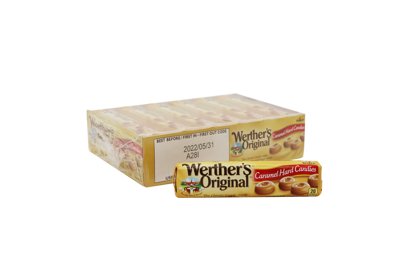 Werther's Caramel Rolls, 1.8oz