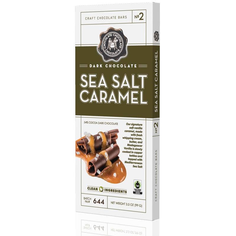 NO 2 - Dark Sea Salt Caramel Bar 3.5 OZ -