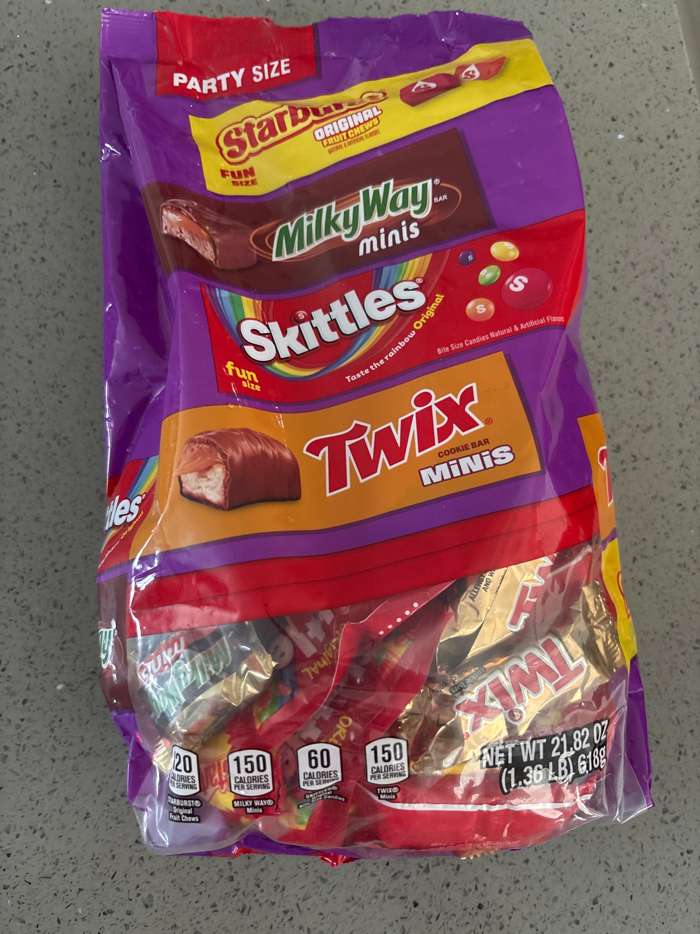 Party size 21.82 oz
