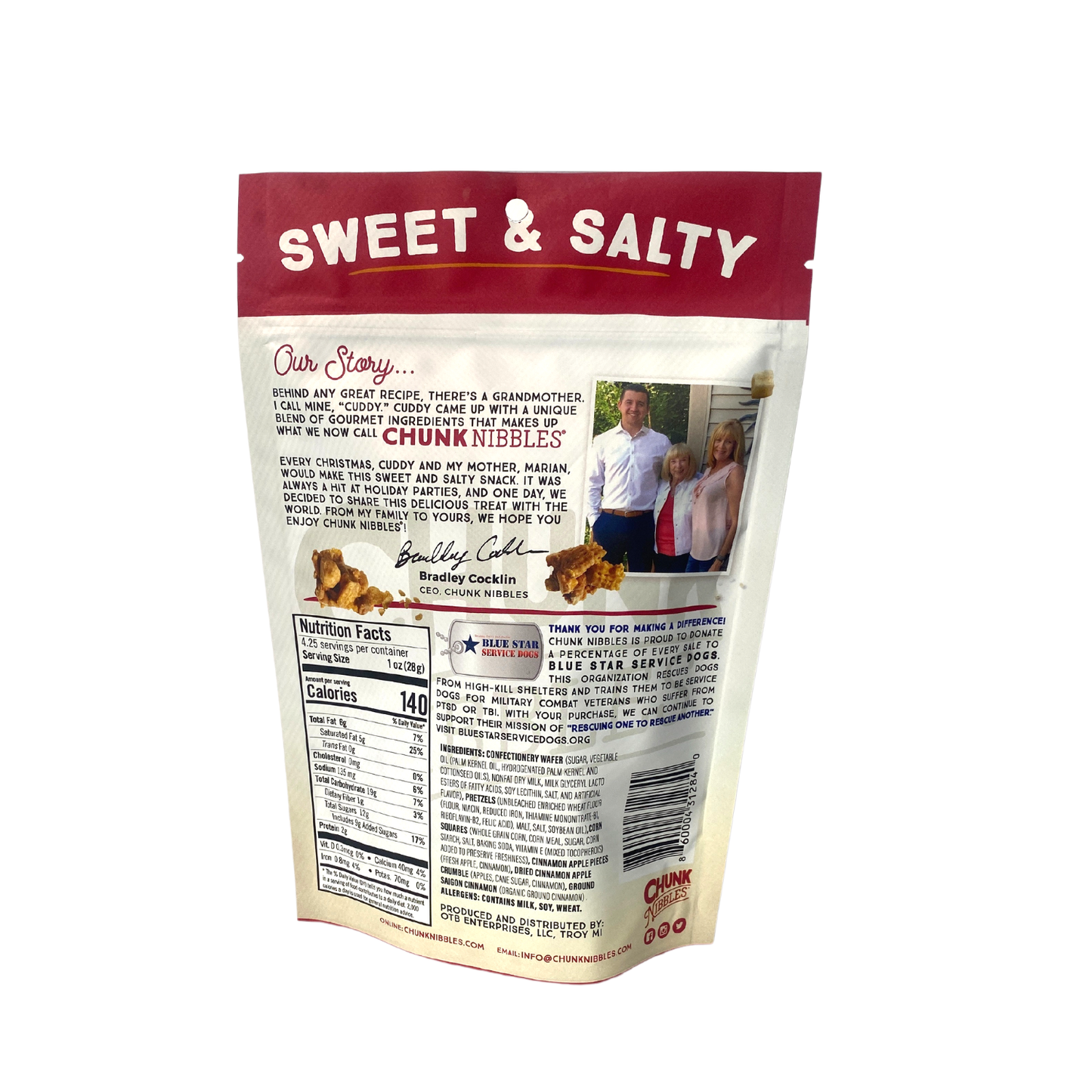 Apple Cinnamon Chunk Nibbles Pouch!
