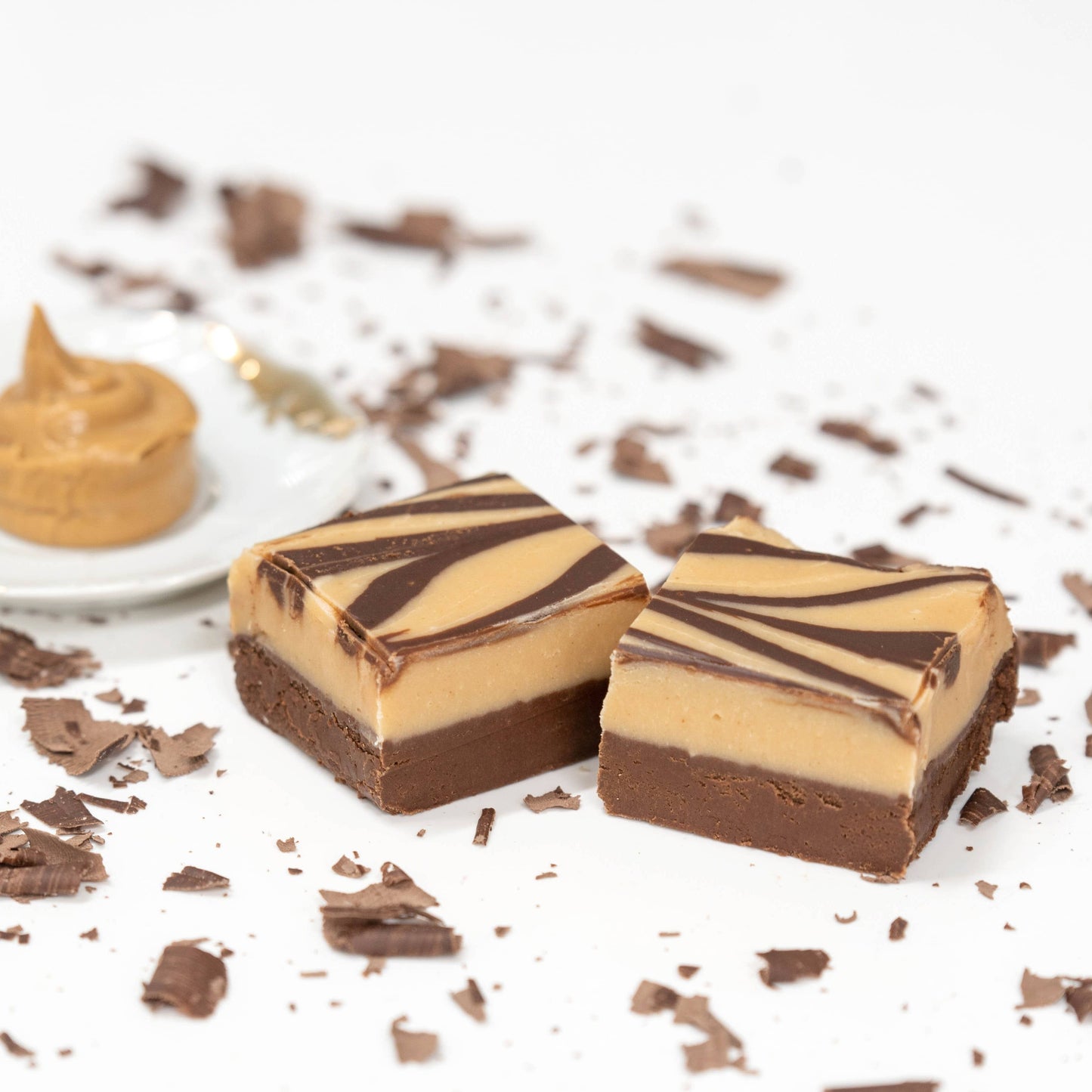 Valley Fudge & Candy - Peanut Butter Chocolate Swirl Fudge 1 piece