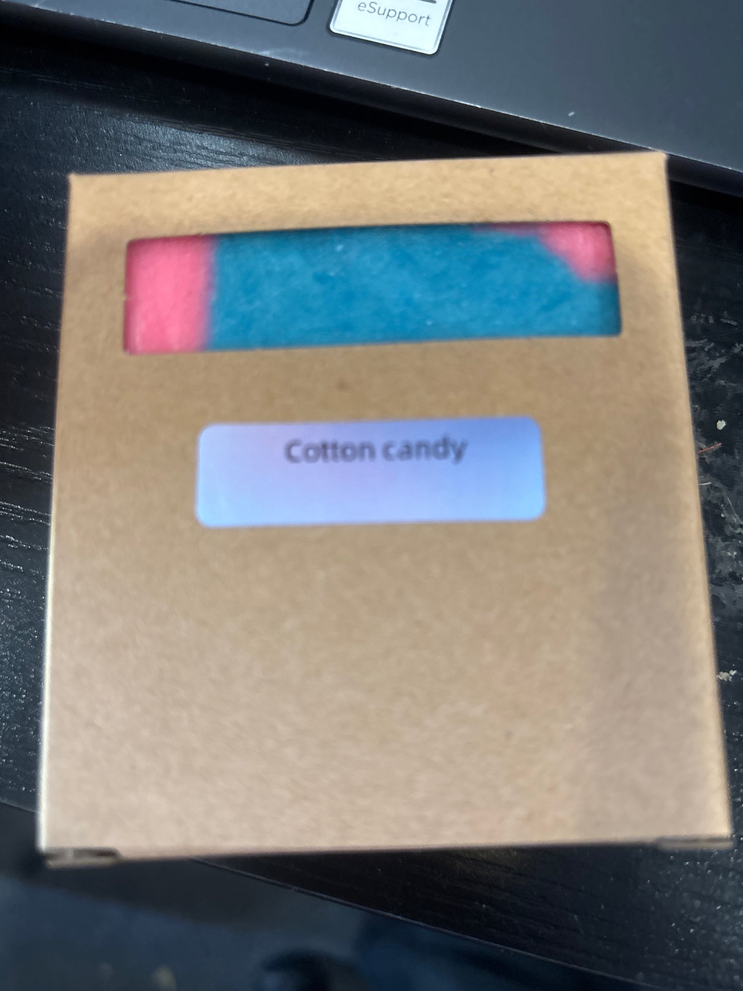 Cotton candy goat soap