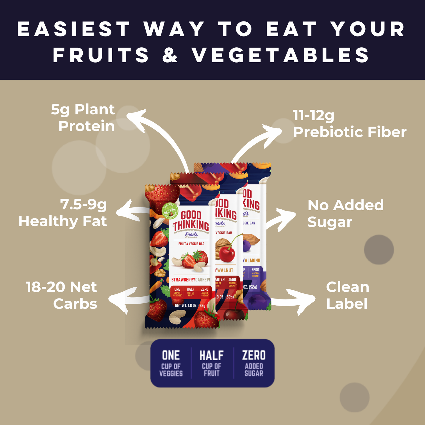 blueberry, strawberry or cherry 1 bar