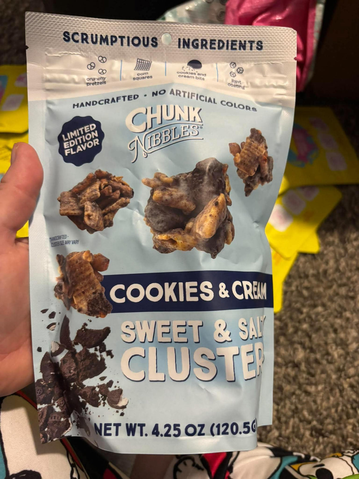 Chunk nibbles cookies n cream