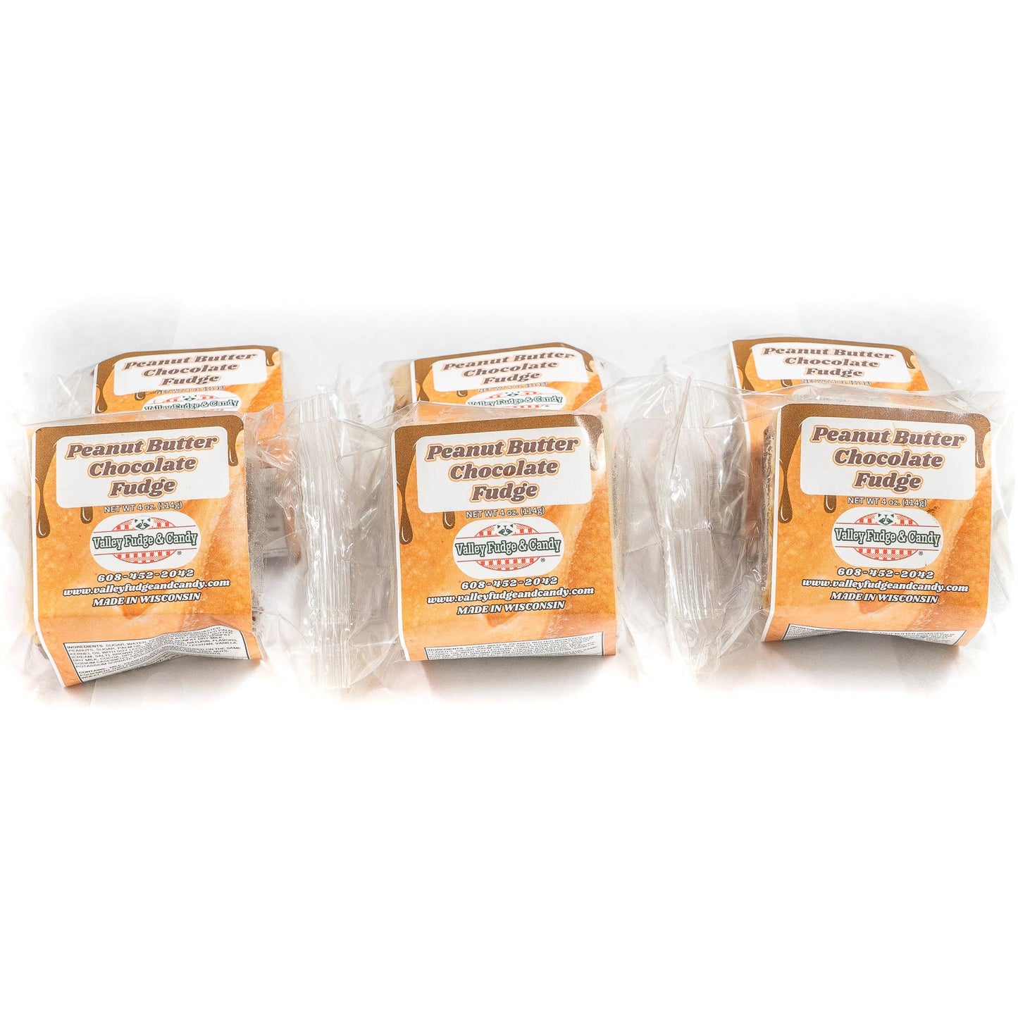 Valley Fudge & Candy - Peanut Butter Chocolate Swirl Fudge 1 piece