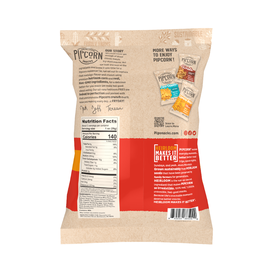 Fiery Cheddar Fries, 5oz