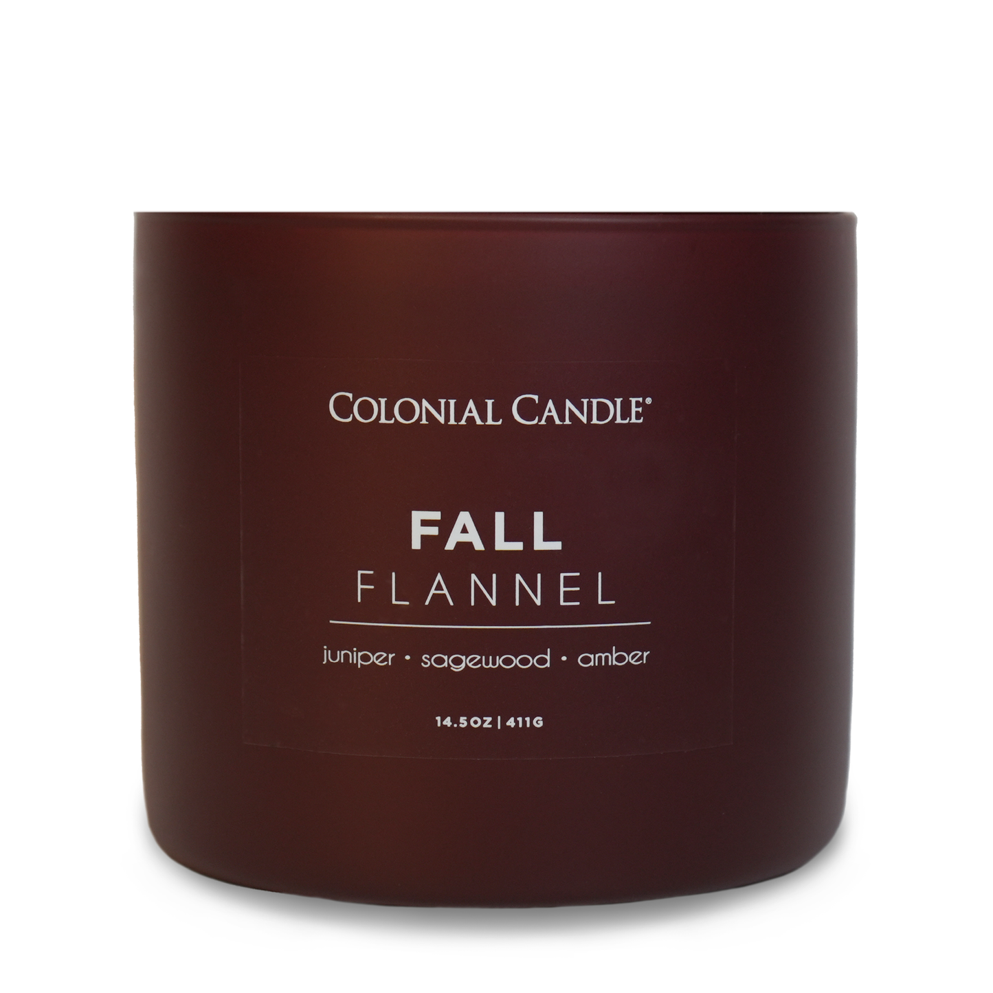MVP Group International INC - Fall Flannel Scented Jar Candle, Soy Blend Wax, 14.5oz
