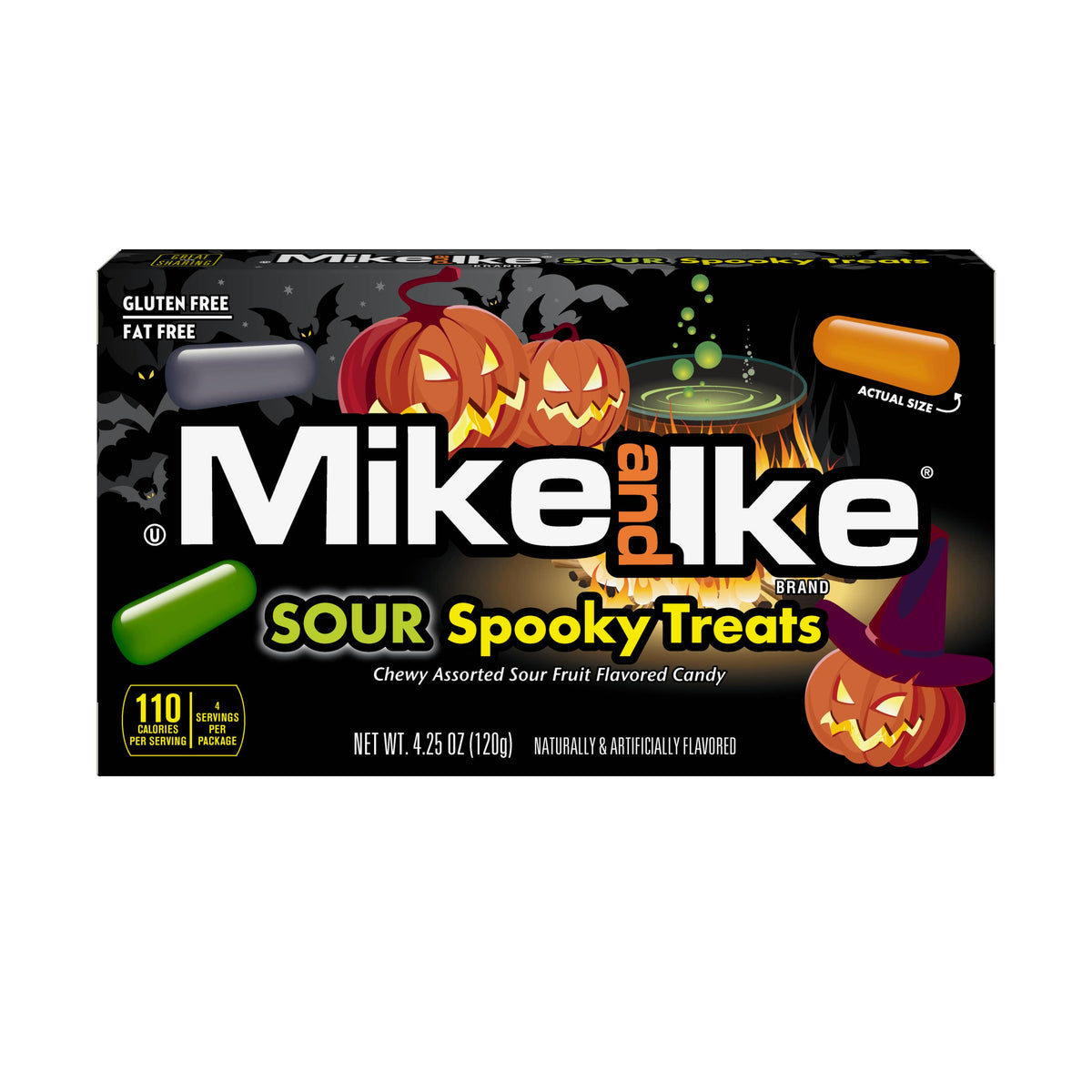Grandpa Joe's Candy Shop - Mike & Ike Sour Spooky Treats, 4.25oz, 12ct
