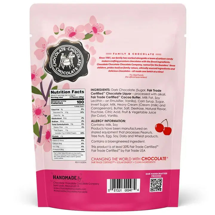 Dark Cherry Vanilla Caramel Bites - 4oz