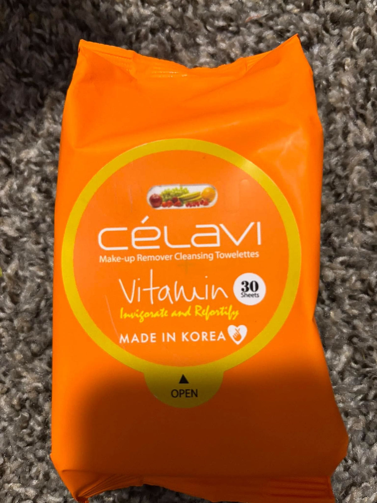 Vitamin c face wipes