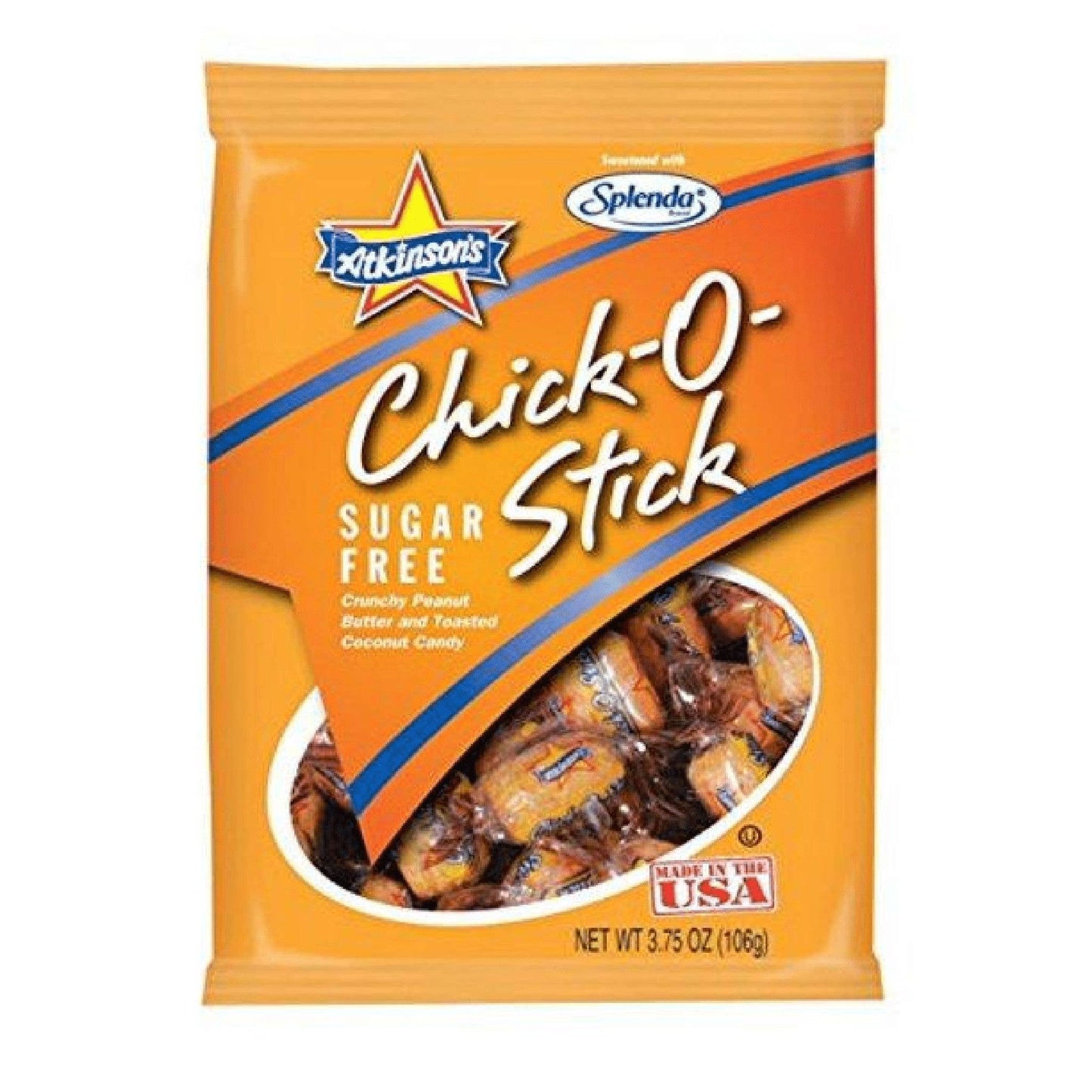 Grandpa Joe's Candy Shop - Sugar Free Chick O Stick, 3.75oz, 12ct Case