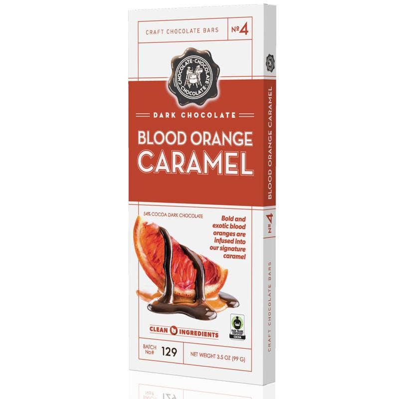 NO 4 - Dark Blood Orange Caramel Bar 3.5 OZ -