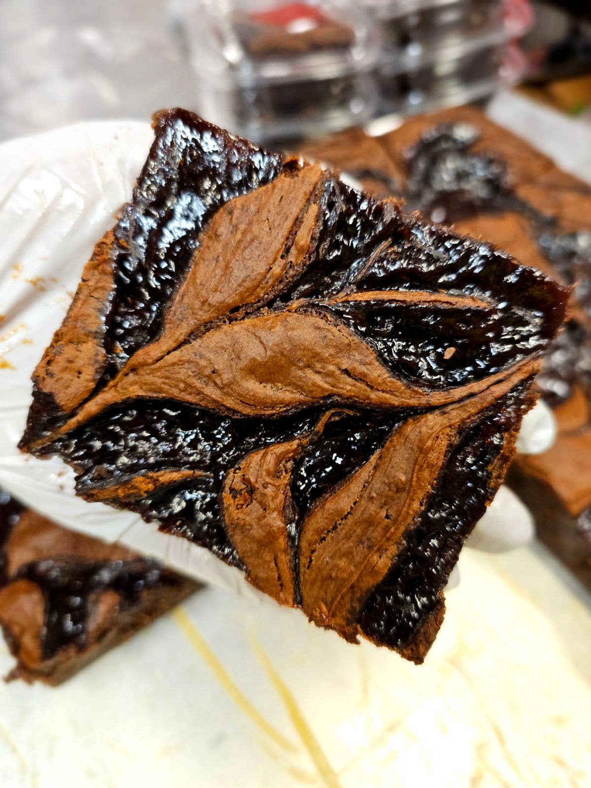 My Big Fat Cookie - Brownie: Chewy Fudgy Raspberry Brownie