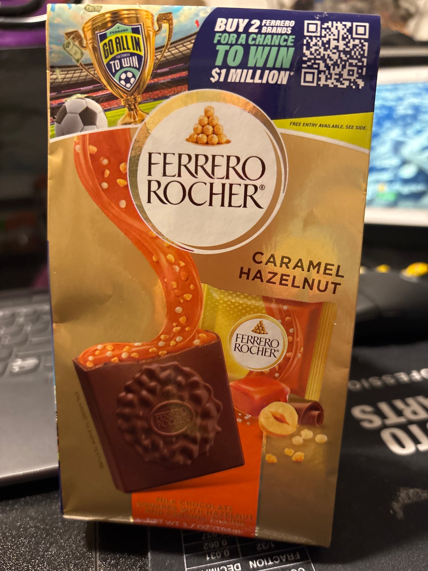 Ferrero rocher caramel hazelnut