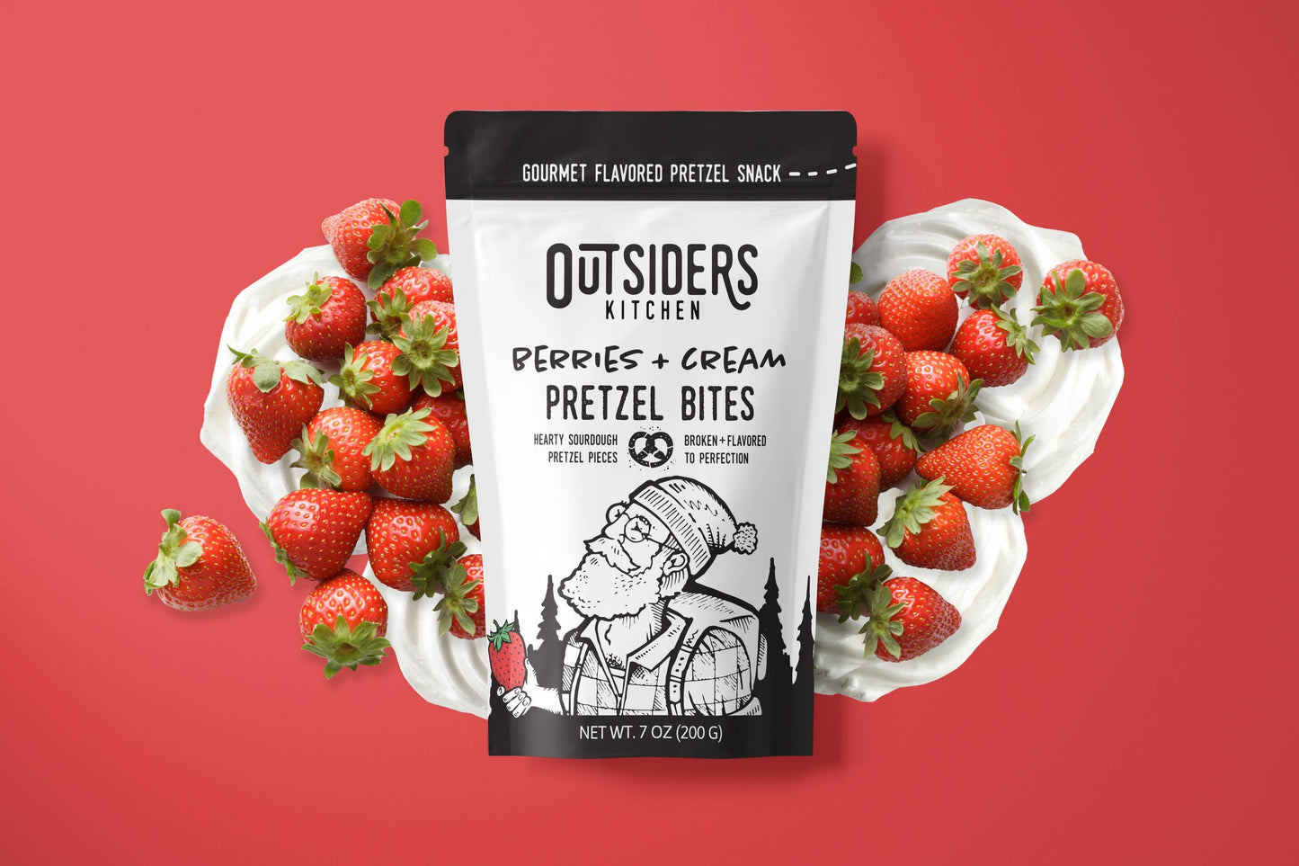 Outsiders Kitchen - Berries + Cream Pretzel Bites 1 bag
