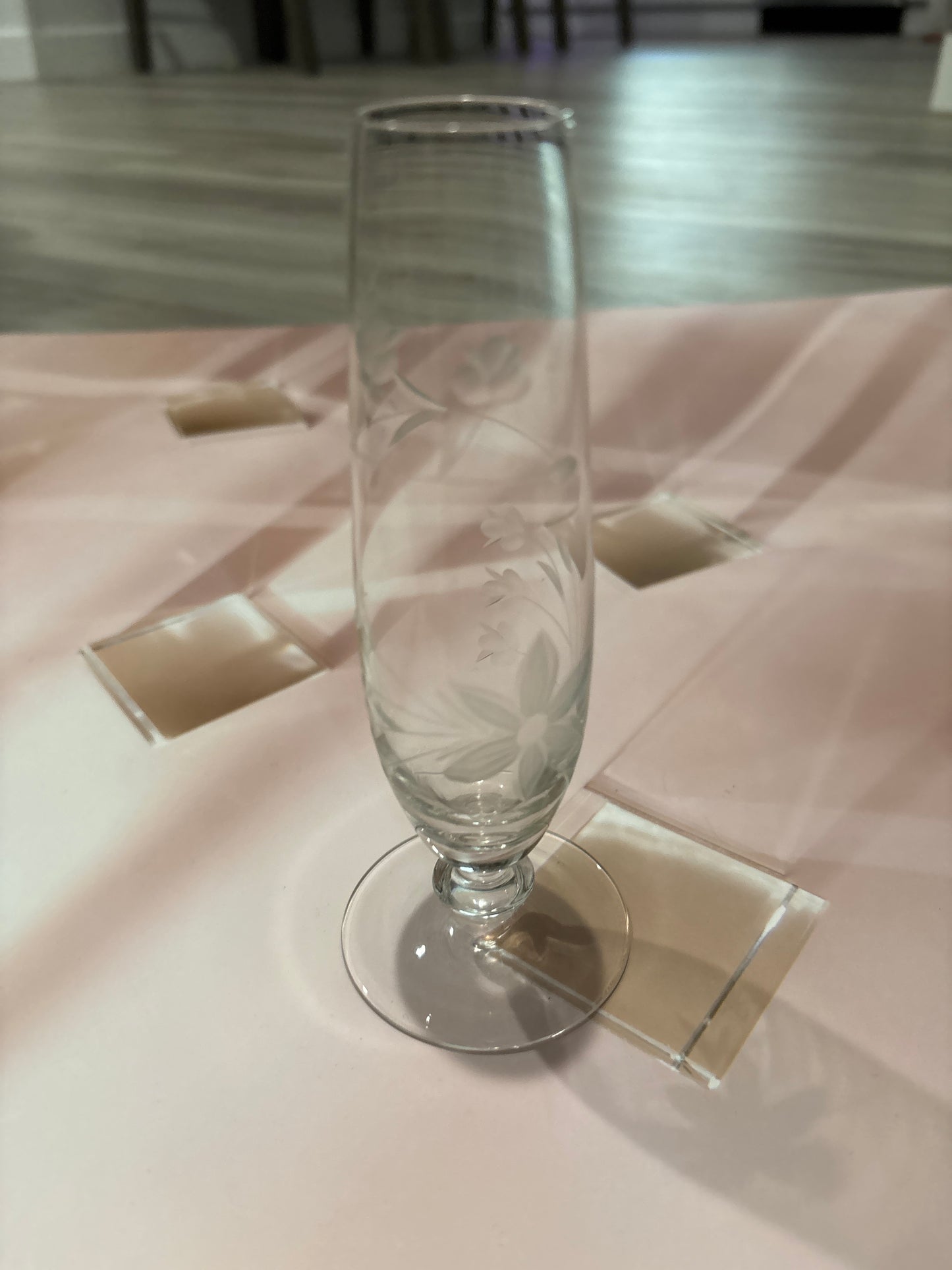 Skinny crystal glass