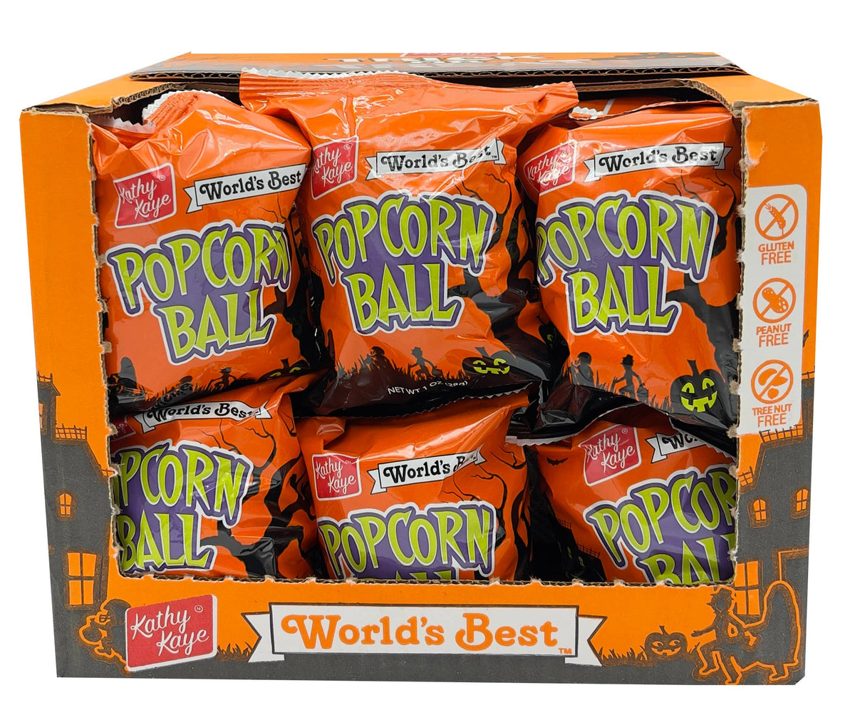 Grandpa Joe's Candy Shop - Halloween Popcorn Ball, 1oz, 18ct
