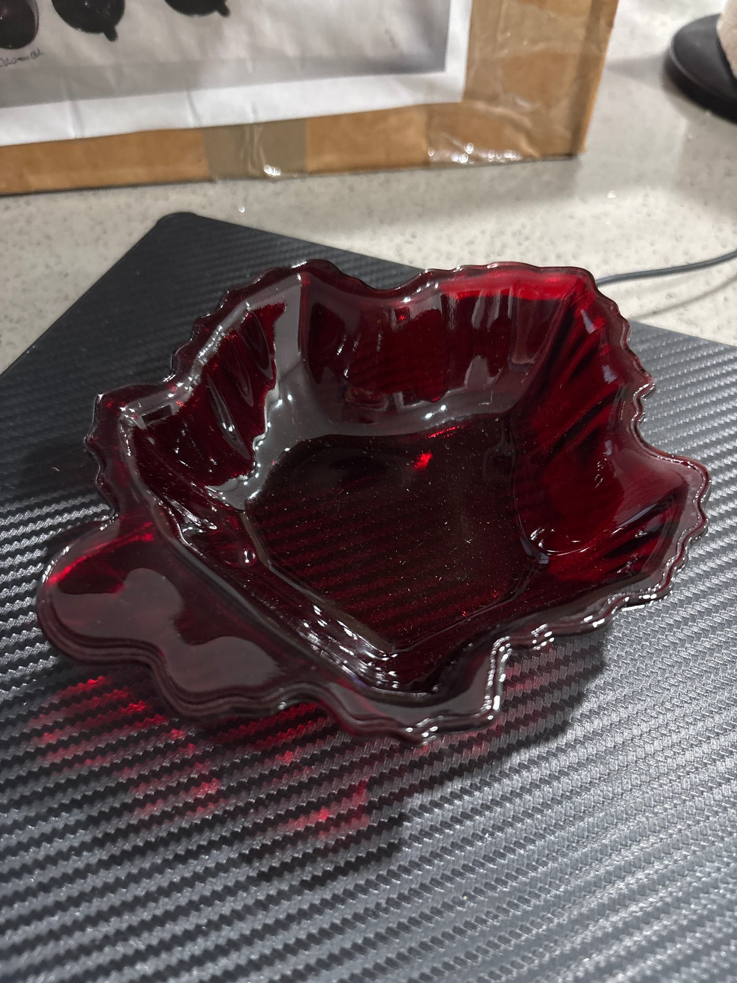 Glass bowl
