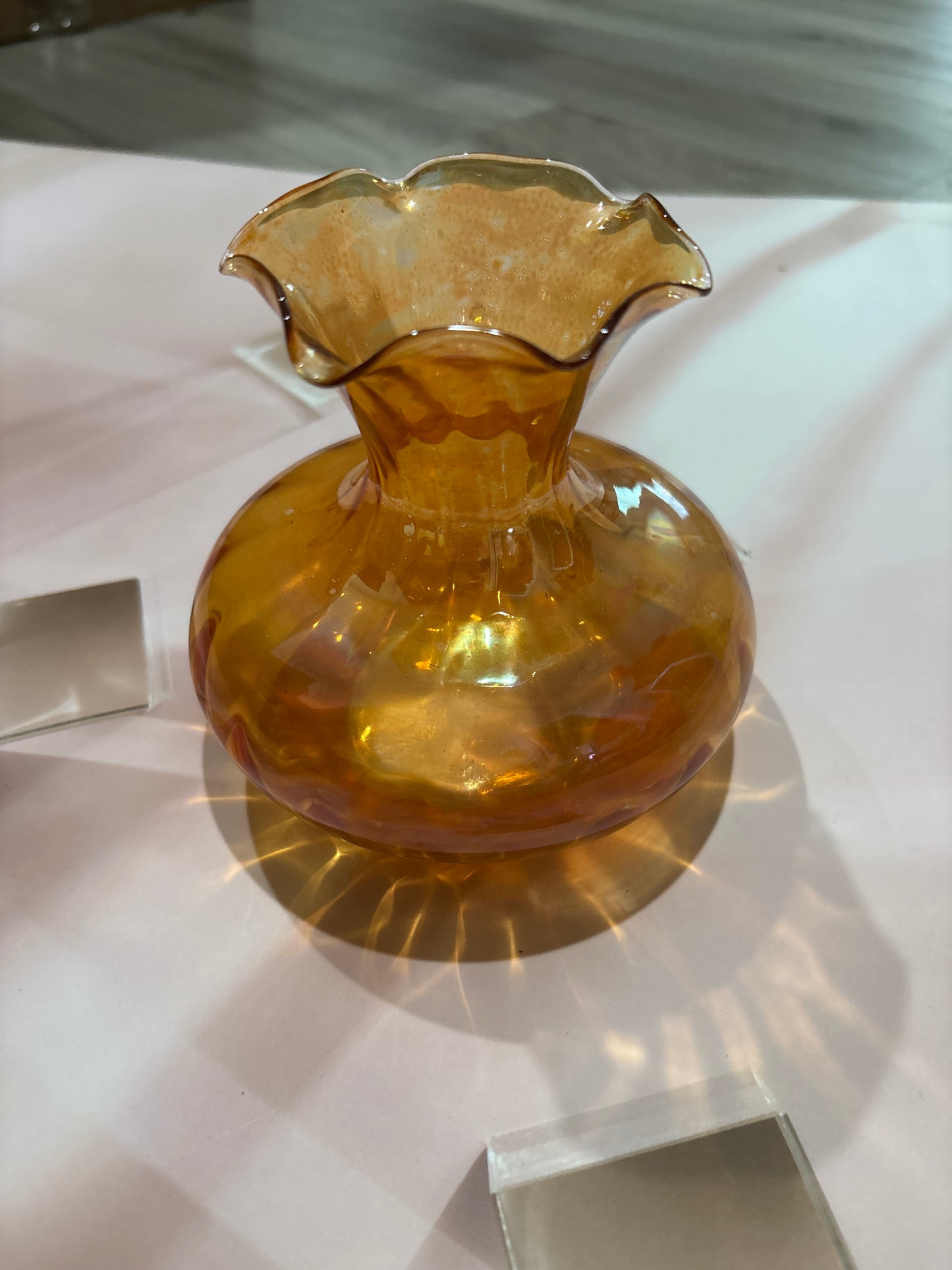 Orange vase