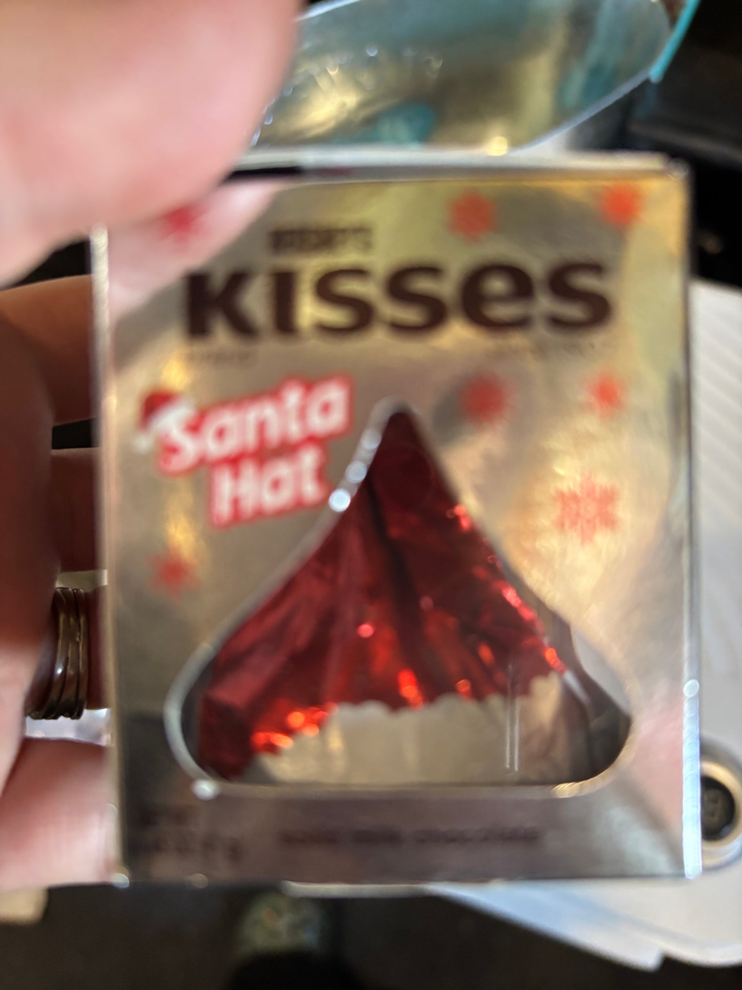 Santa hat kiss