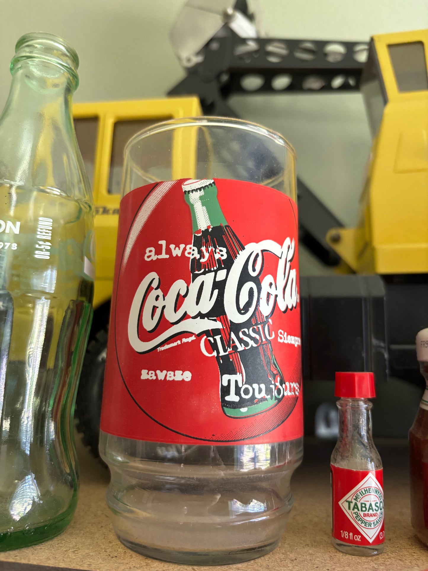 Vintage Coca Cola glass
