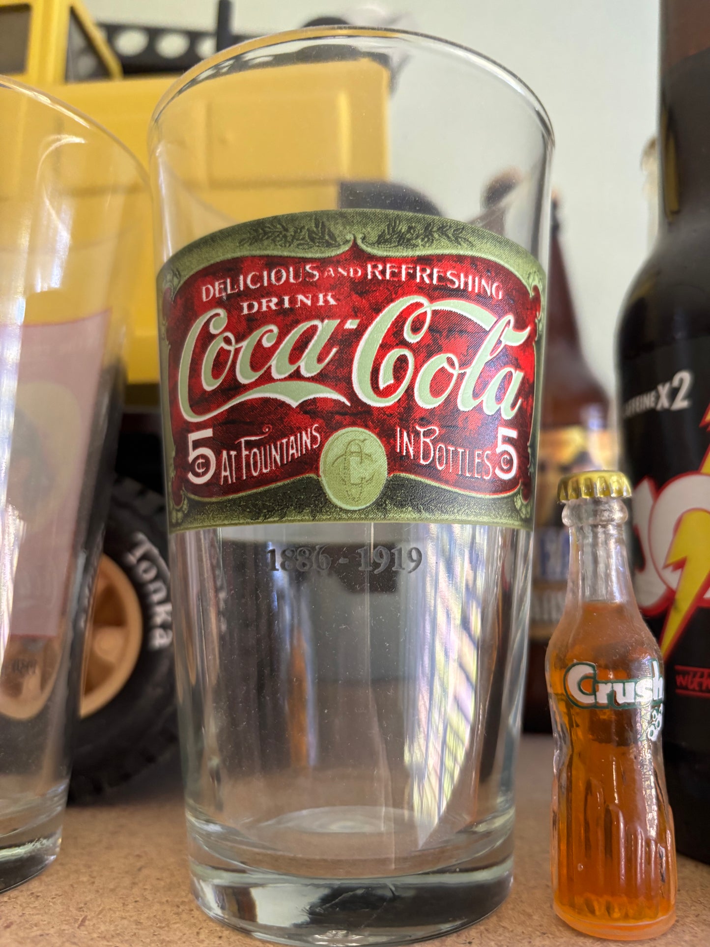 16 oz cocoa cola glass