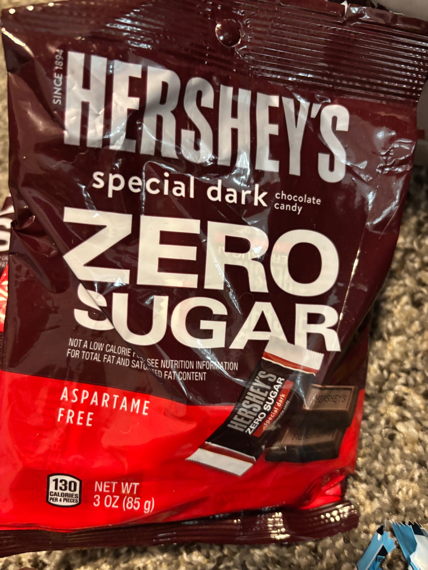 Hersheys zero sugar