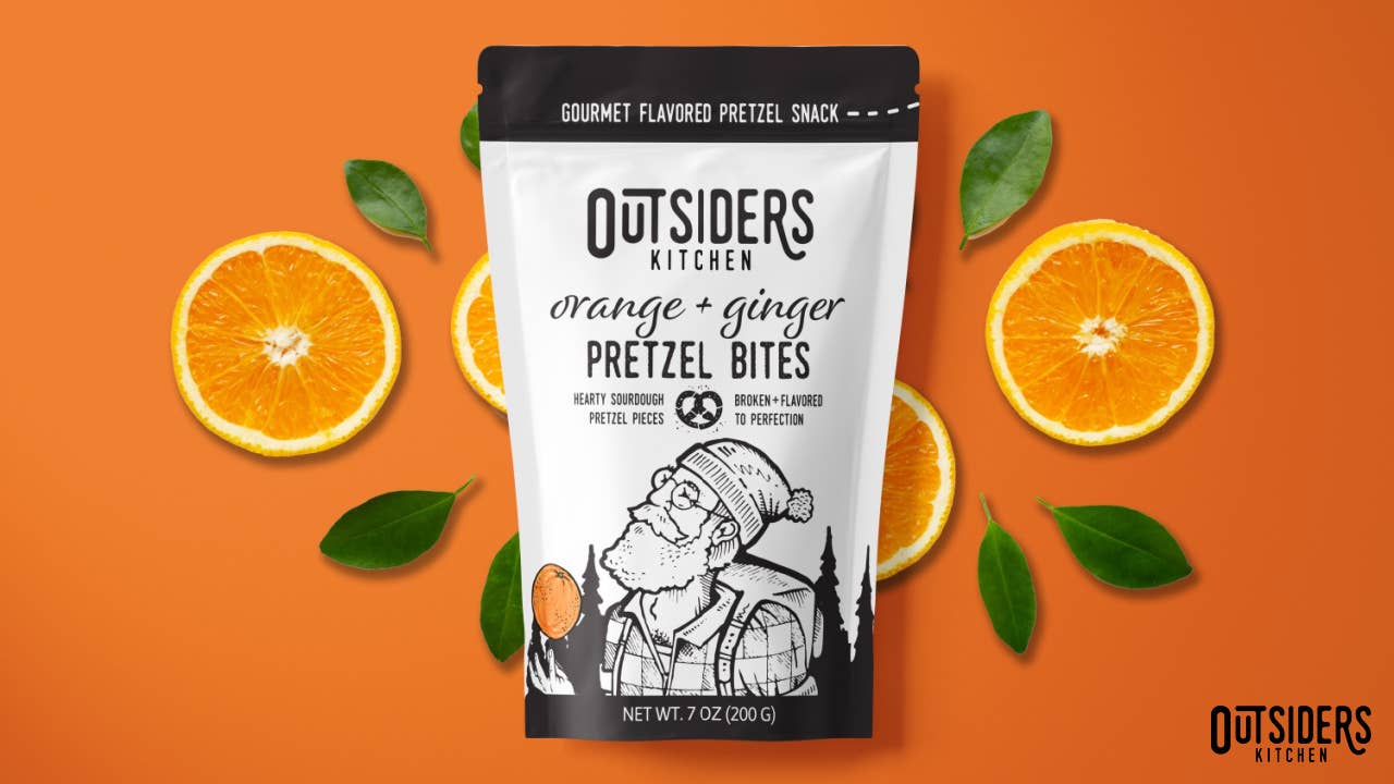 Outsiders Kitchen - Orange + Ginger Pretzel Bites 1 bag