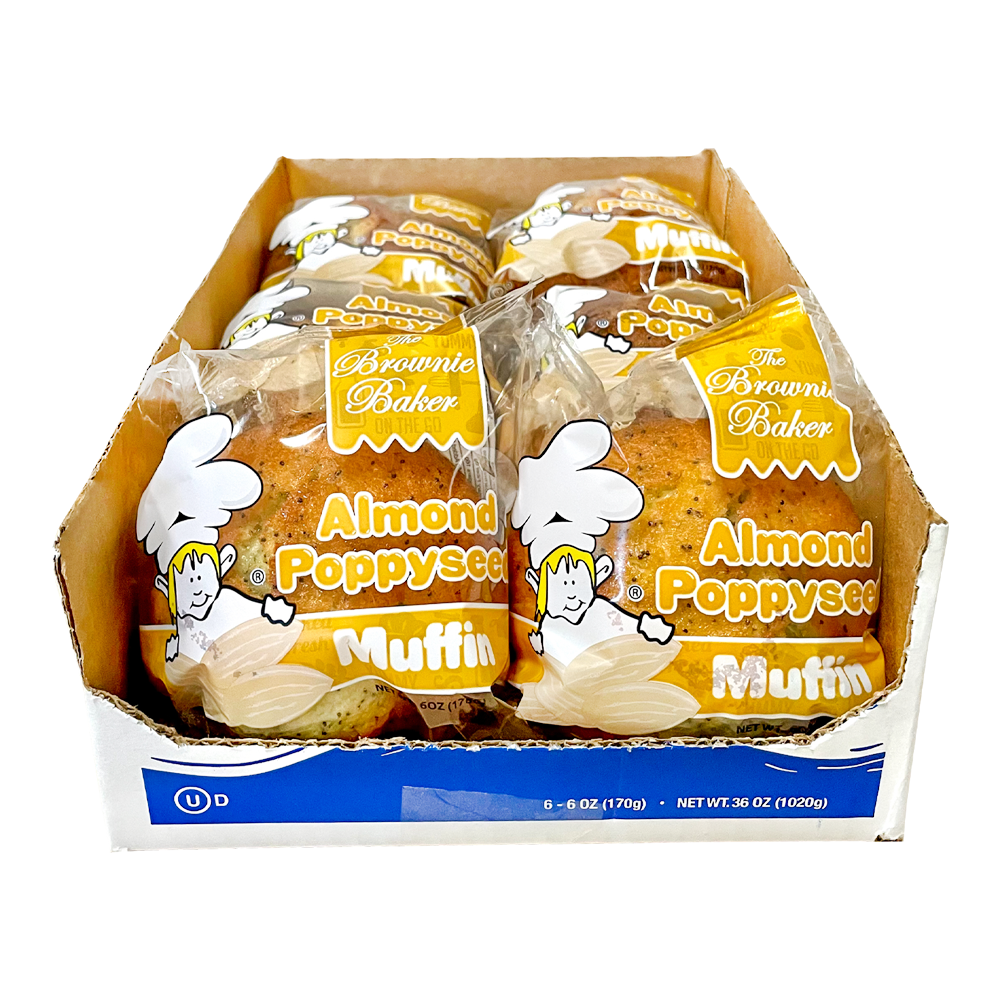 Shop The King - The Brownie Baker Muffin Almond Poppyseed 6 oz