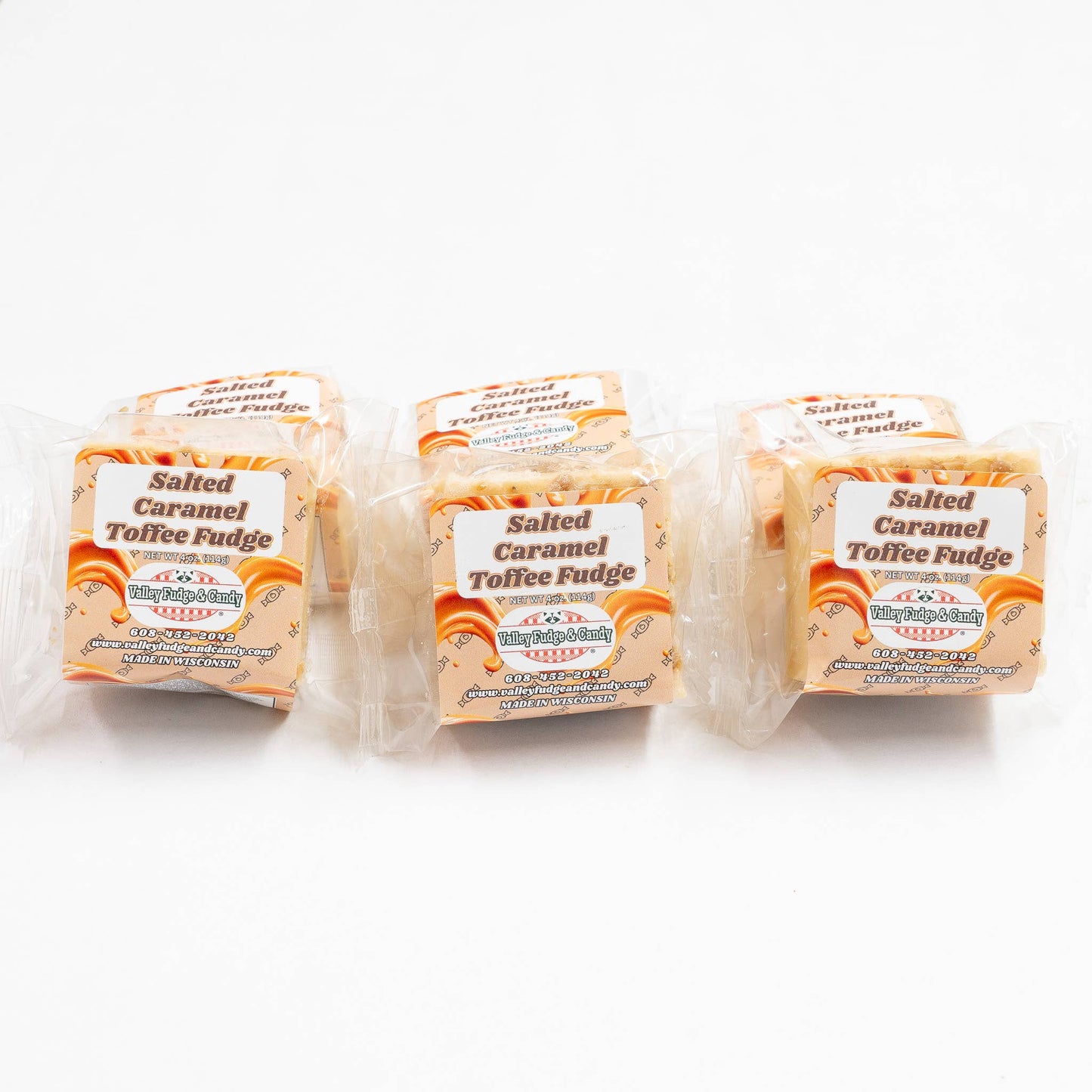 Valley Fudge & Candy - Caramel Salted Peanut Fudge 1 piece