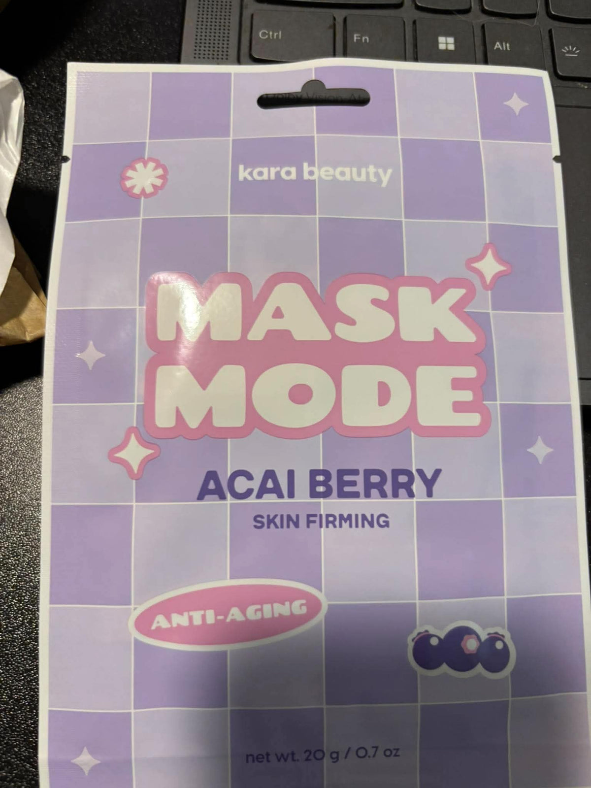 Açaí face mask