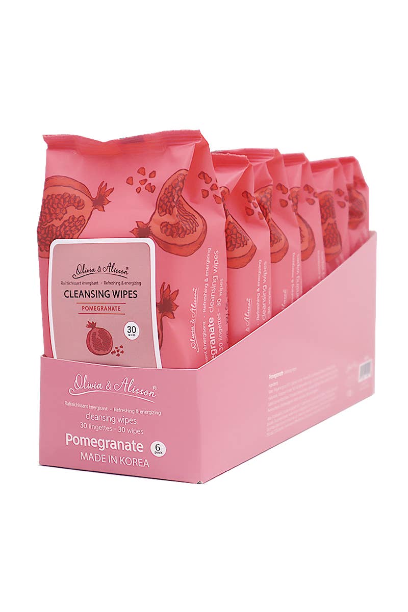Makeup She MIT006 Cleansing Wipes Pomegranate