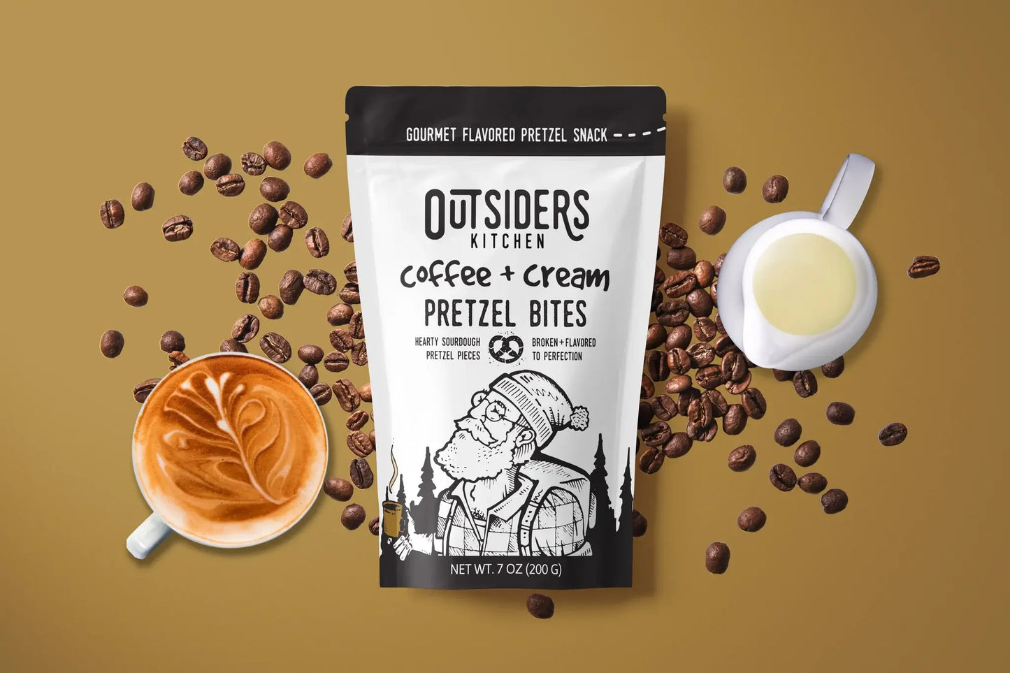 Outsiders Kitchen - Coffee + Cream Pretzel Bites 1 bag