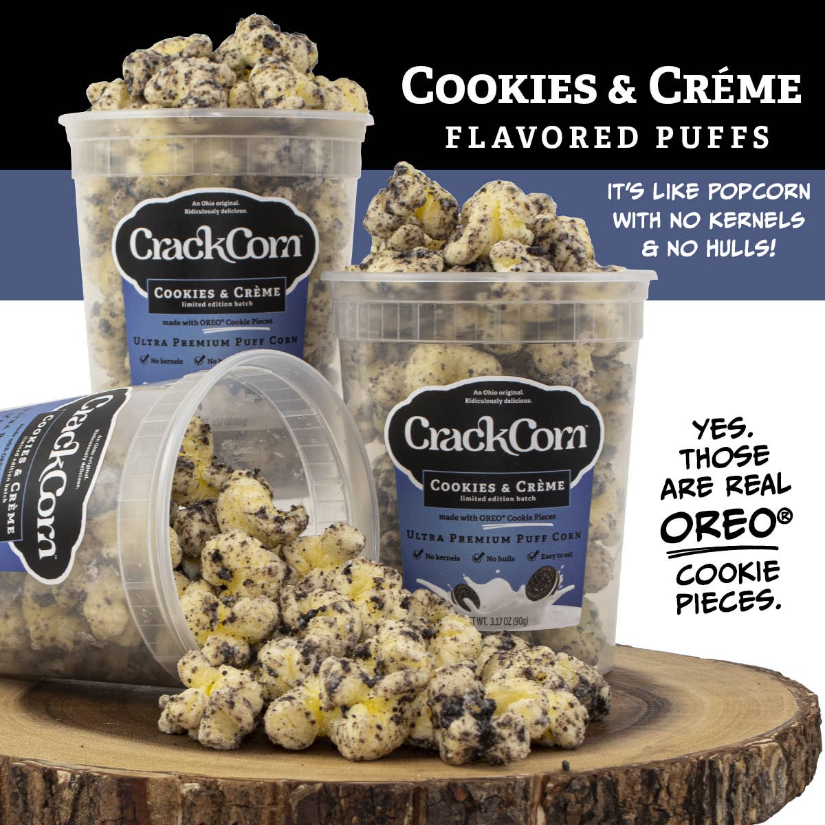 Puffy Pop - Cookies & Crème (4 oz)