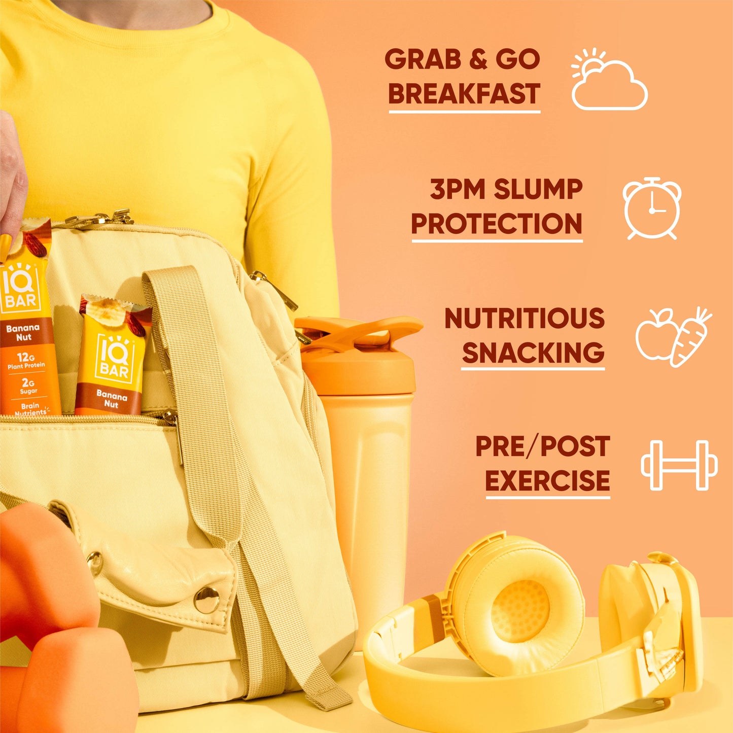 IQBAR Banana Nut | Brain + Body Keto Protein Bars 1 bar