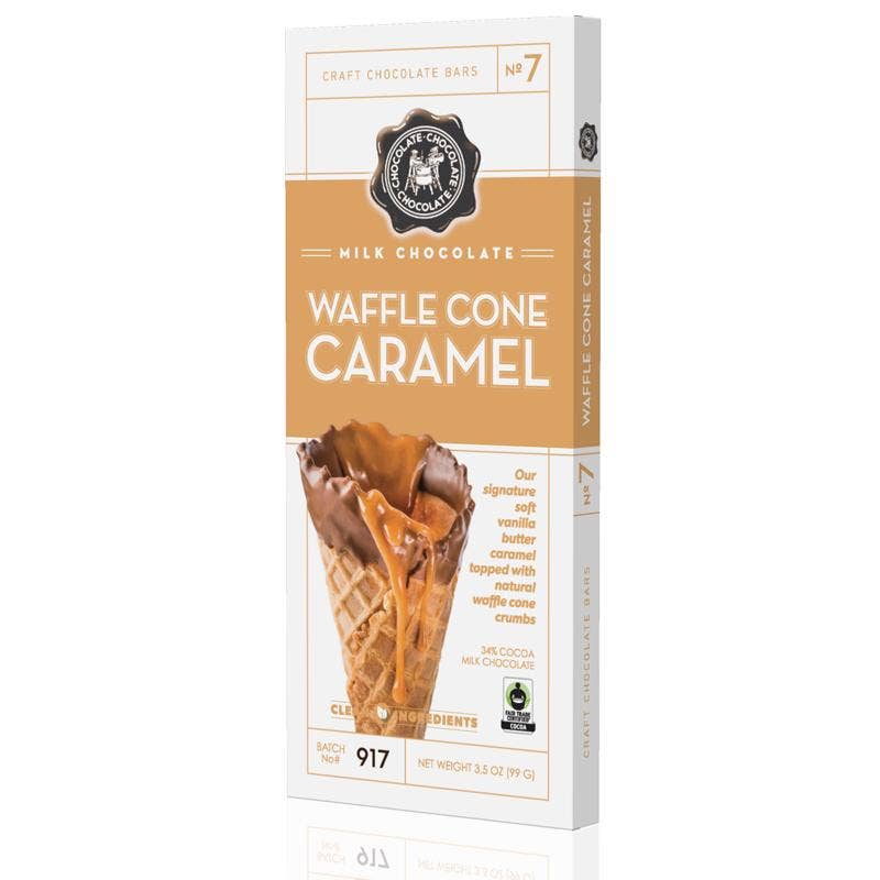 NO 7 - Milk Waffle Cone Caramel Bar 3.5 OZ -
