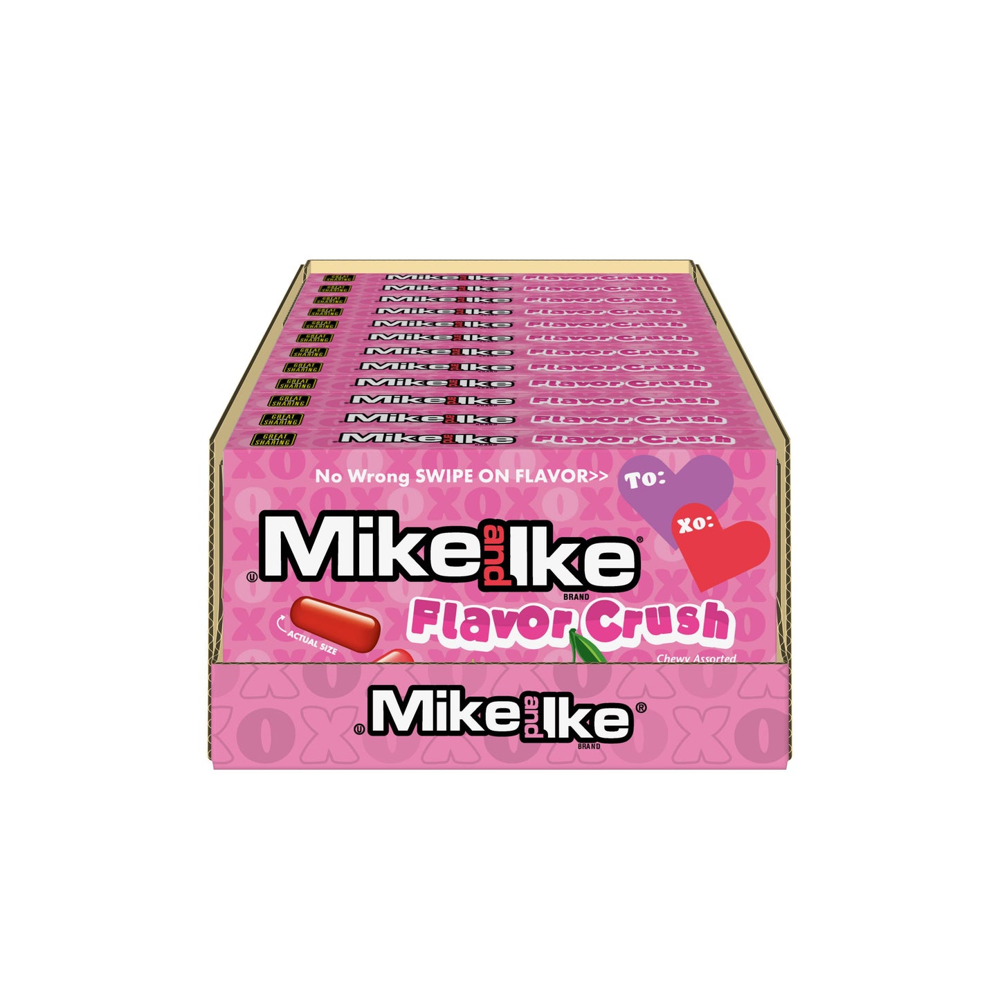 Grandpa Joe's Candy Shop - Mike & Ike Valentine's Flavor Crush, 4.25oz, 12ct