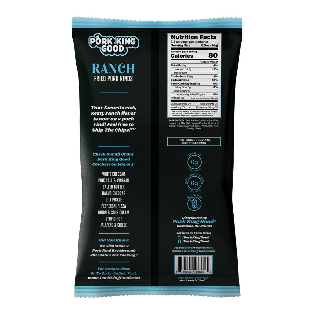 Ranch Pork Rinds 1.75oz Bag