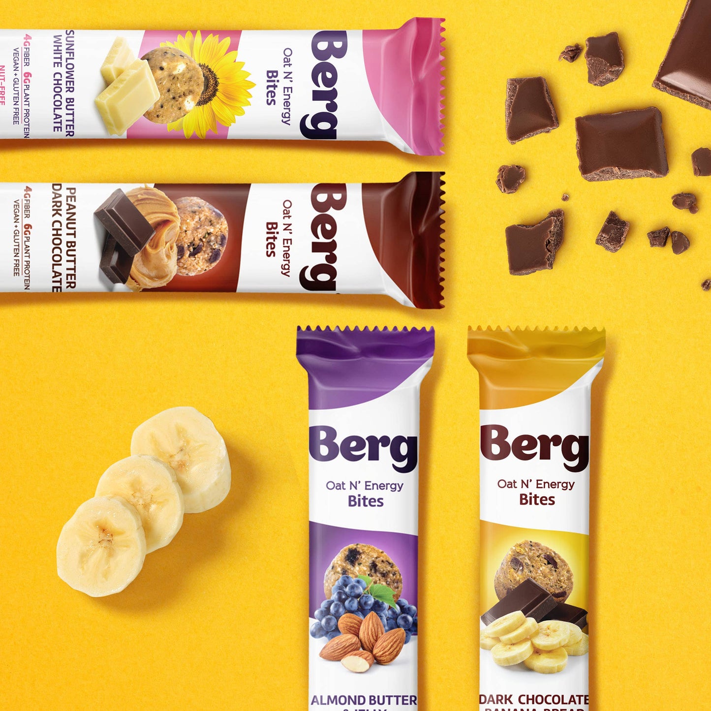 1.5oz Sunflower Butter White Chocolate Energy Bites