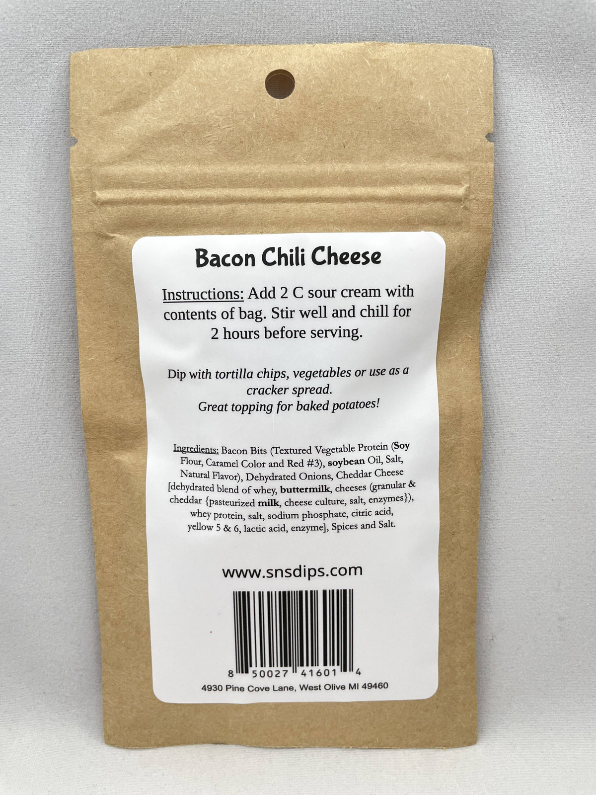 SnS Dips - Bacon Chili Cheese Dip