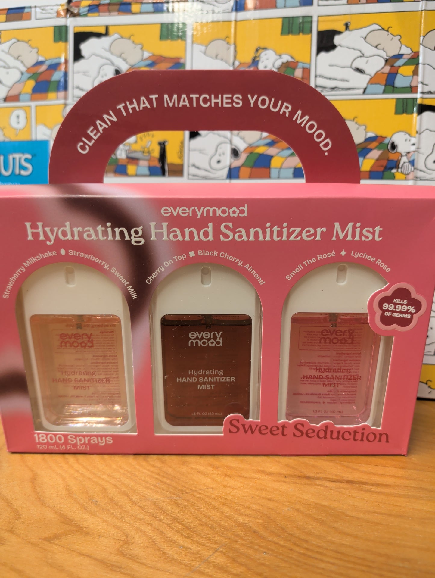 Hydration hand sanitizer mist