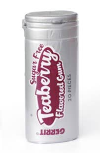 Sugar Free Teaberry Gum, 20pc Tube