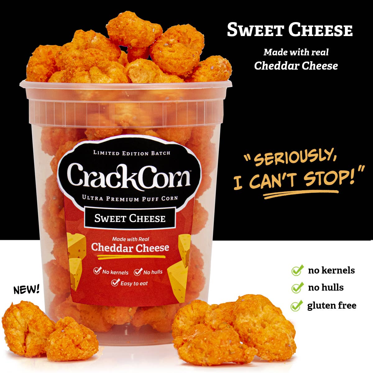 Puffy Pop - Sweet Cheese (4 oz)