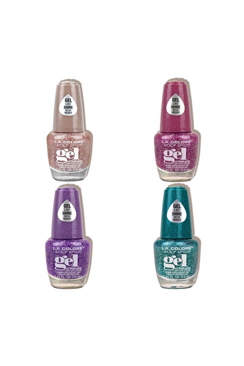 Pineapple Beauty - LA Colors CLAC452 Shimmer Gel Polish - 24pc