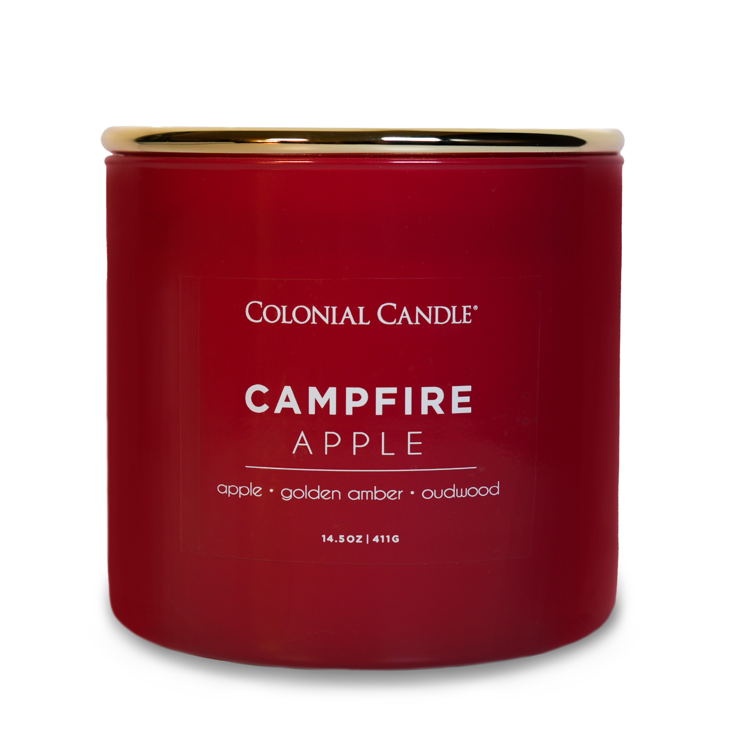 MVP Group International INC - Campfire Apple Scented Jar Candle, Soy Blend Wax, 14.5oz
