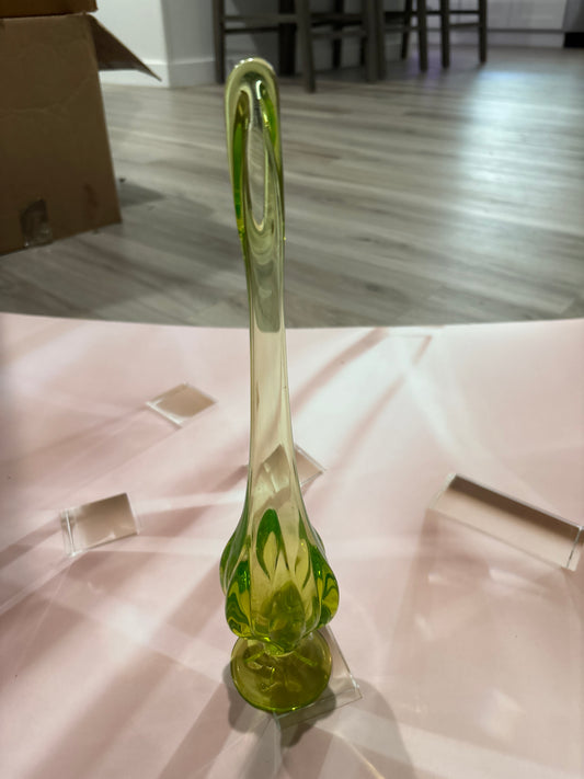 Green vase