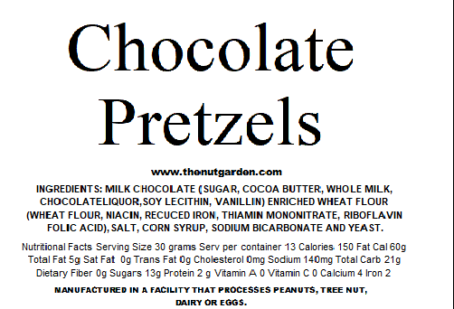 Pretzels, Milk Chocolate Covered (12 oz)