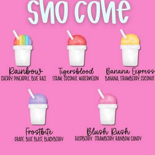 The Shack BouTEA - Sno Cone Flavors!: Rainbow