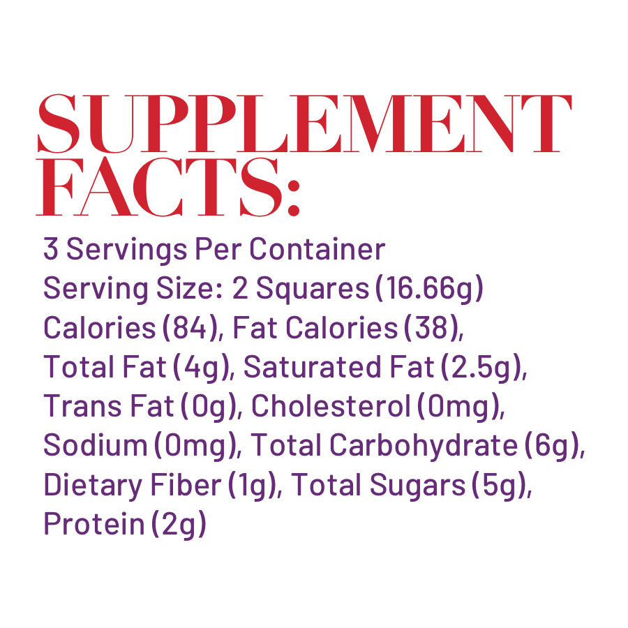 The Functional Chocolate Company - Painfree Chocolate - Aches/Pains Formula - Classic Chai